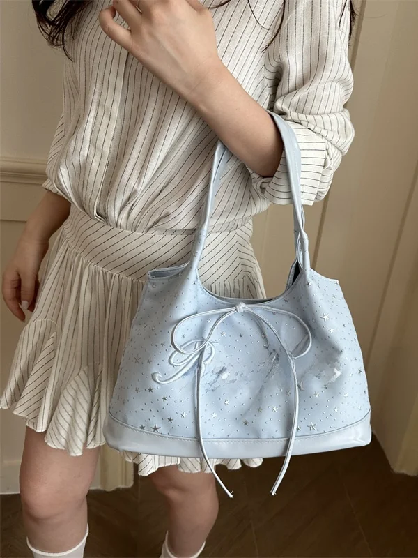 Korean Style Large Capacity Fashion Star Summer 2026 Commuter Casual Work Matching Single Shoulder Bag for Women