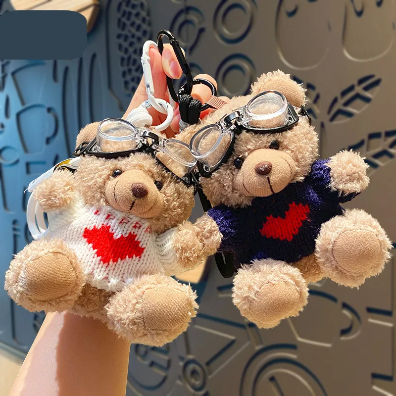 

Cartoon Brown Bear Doll Plush Bear Pendant Bag Accessories Cute Plush Hangings Hangings Ornament Bag Pendant