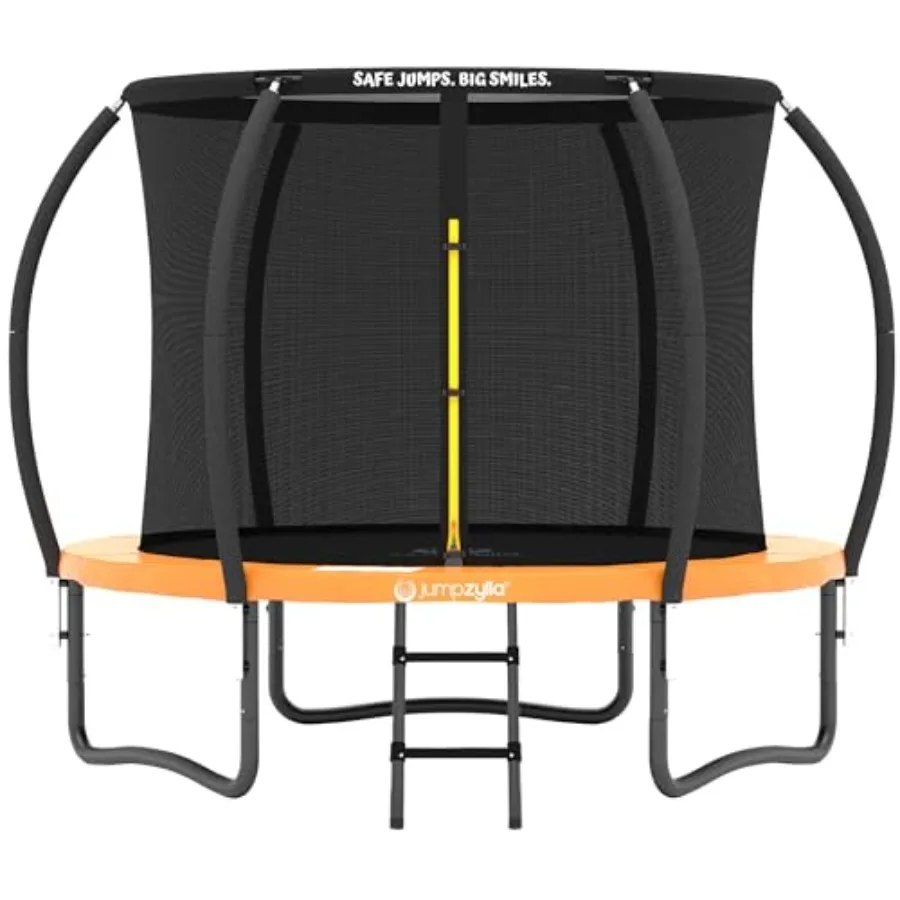 

Уличный батут 8, 10, 12, 14, 15, 16 футов с сеткой-ограждением и лестницей, одобренный ASTM, с антикоррозийным покрытием рамы