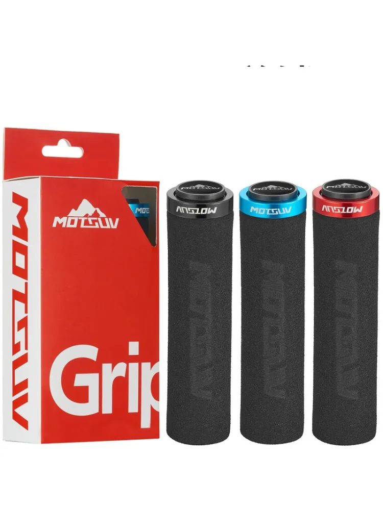 AliExpress HUIJING Bicycle sponge handlebar cover single-sided locking mountain bike grip anti-slip comfortable sweat-absorbing foam handle gloves