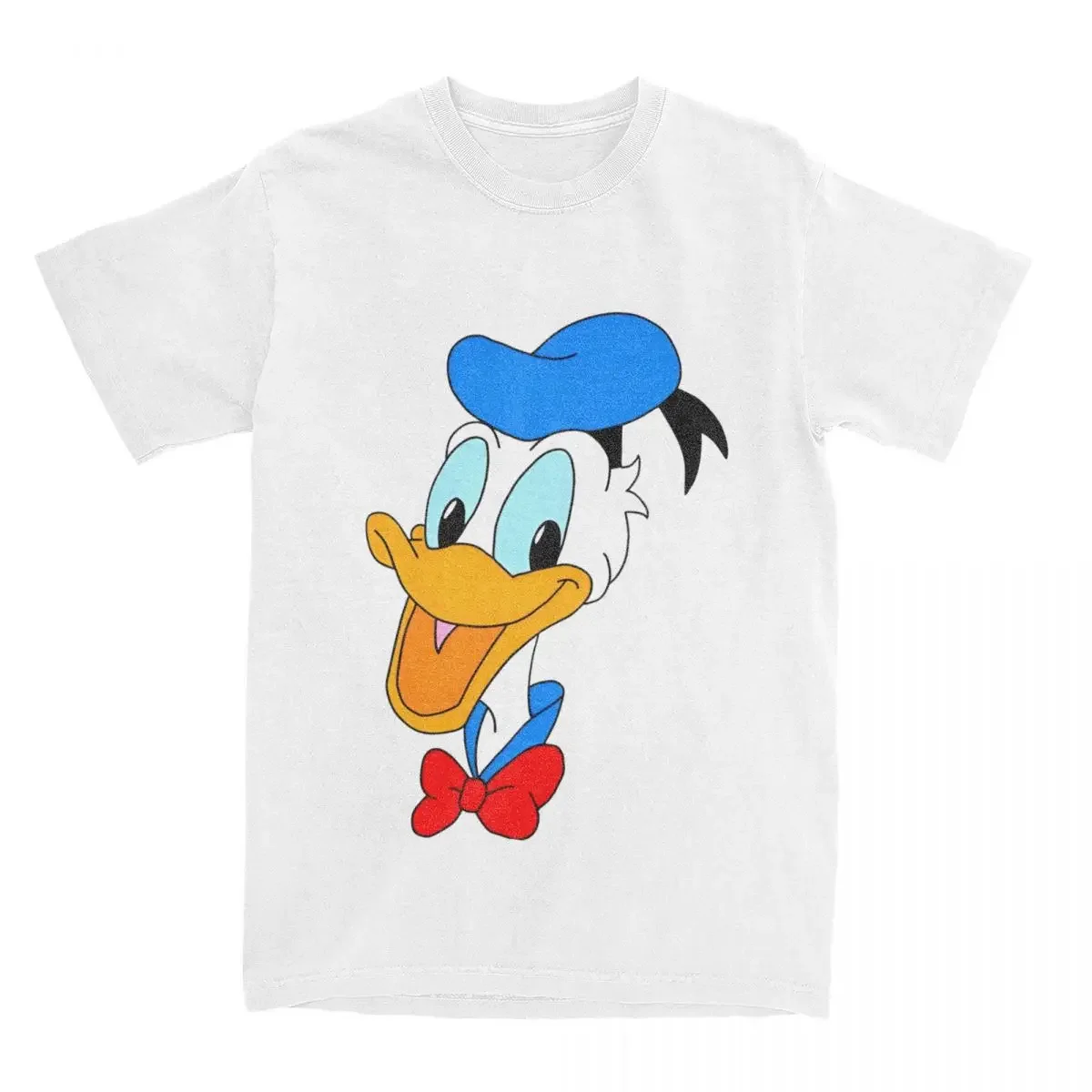 Cartoon Donald Duck Goofy Merch Shirts for Men Women Mickey Minnie Novelty 100% Cotton Adult Tee Shirts