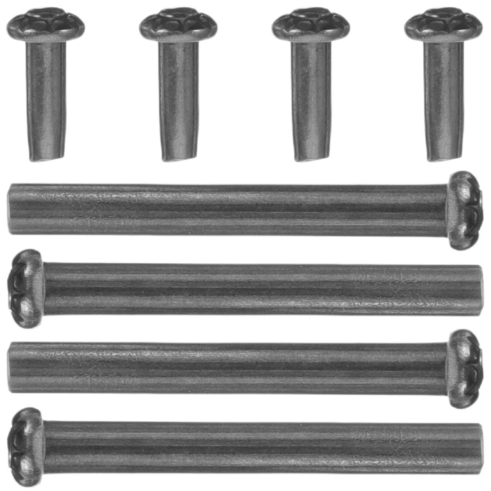 

4Sets Folding Hand Fan Shaft Rivets Nuts Repair Kit DIY Handmade Fan Fasteners Bamboo Paper Fans Accessories Wedding Portable