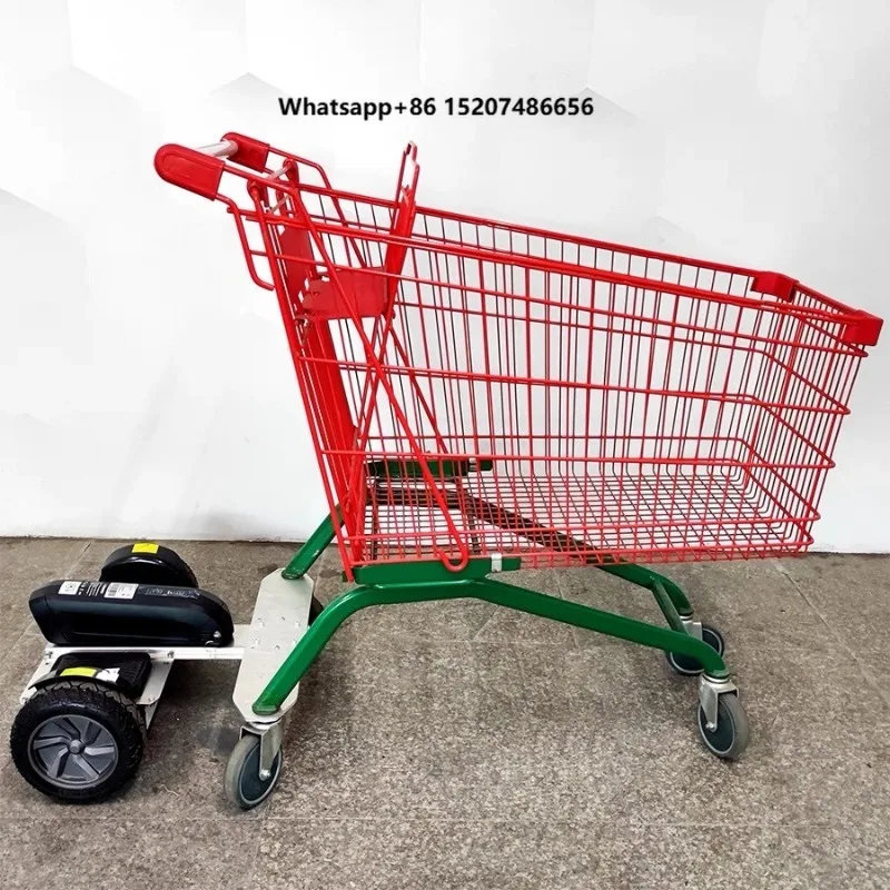 Innovative Electric Body Sensing Shopping Cart Multifunctional for Supermarket Warehouse  Flexible Fast Trolley