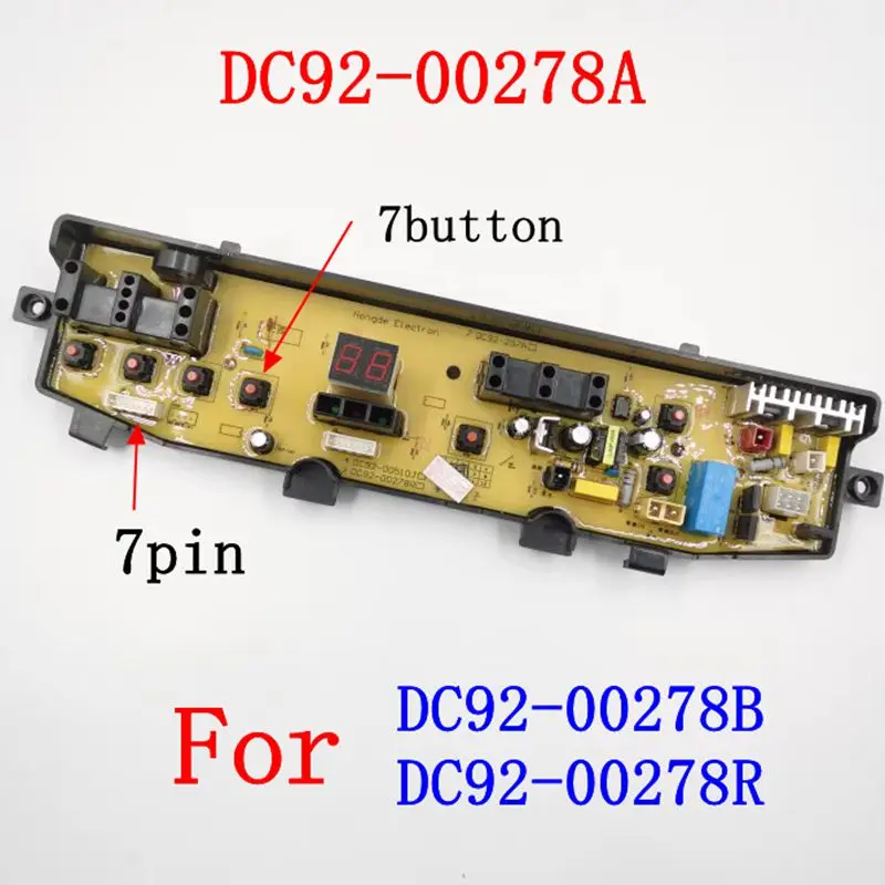 

DC92-00278A For Samsung Drum Washing Machine Computer Board DC92-00278B DC92-00278R