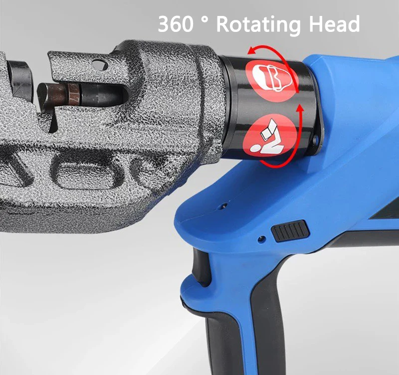 Electric Hydraulic Hole Punching Machine EZ-1220 Angle Iron Channel Steel Hole Puncher Portable Powerful Hole Cutting Machine
