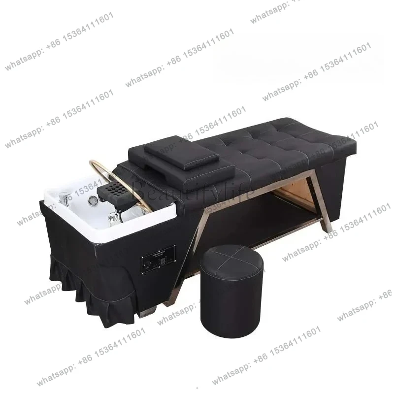 

D30Head treatment beauty bed Thai automatic constant water circulation shampoo bed, mobile water storage head treatment bed