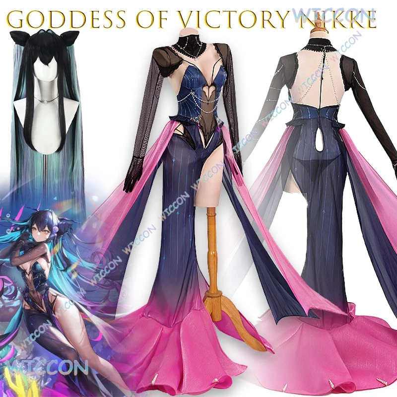 

ONAMAEHA@GODDESS OF VICTORY NIKKE Little Mermaid Abyss Flower Cosplay Costume Battle Fantasy Roleplay Outfit Anime Game Hallowe