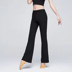 Pantaloni Casual svasati modali in cotone per adulti pantaloni da Yoga pantaloni da ballo per balletto delicati sulla pelle da donna