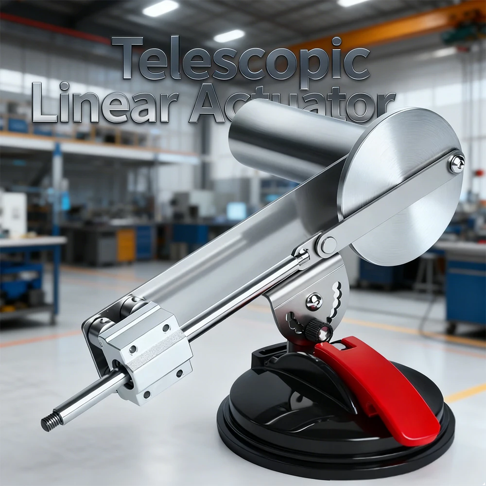 

Telescopic Linear Actuator 65mm Stroke Big Cup Suction Adjustment Angle Reciprocating Cycle Mechanism Motor Mini Linear Actuator