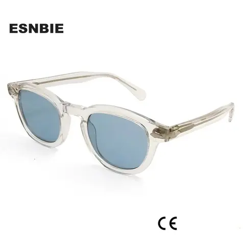 Handmade Round Acetate Sunglasses ESNBIE