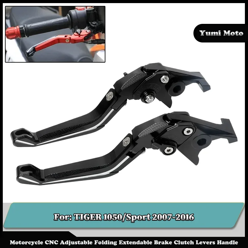 

NEW Motorcycle Folding Adjustable Brake Clutch Levers Handlebar For Triumph TIGER 1050/Sport 2007-2016
