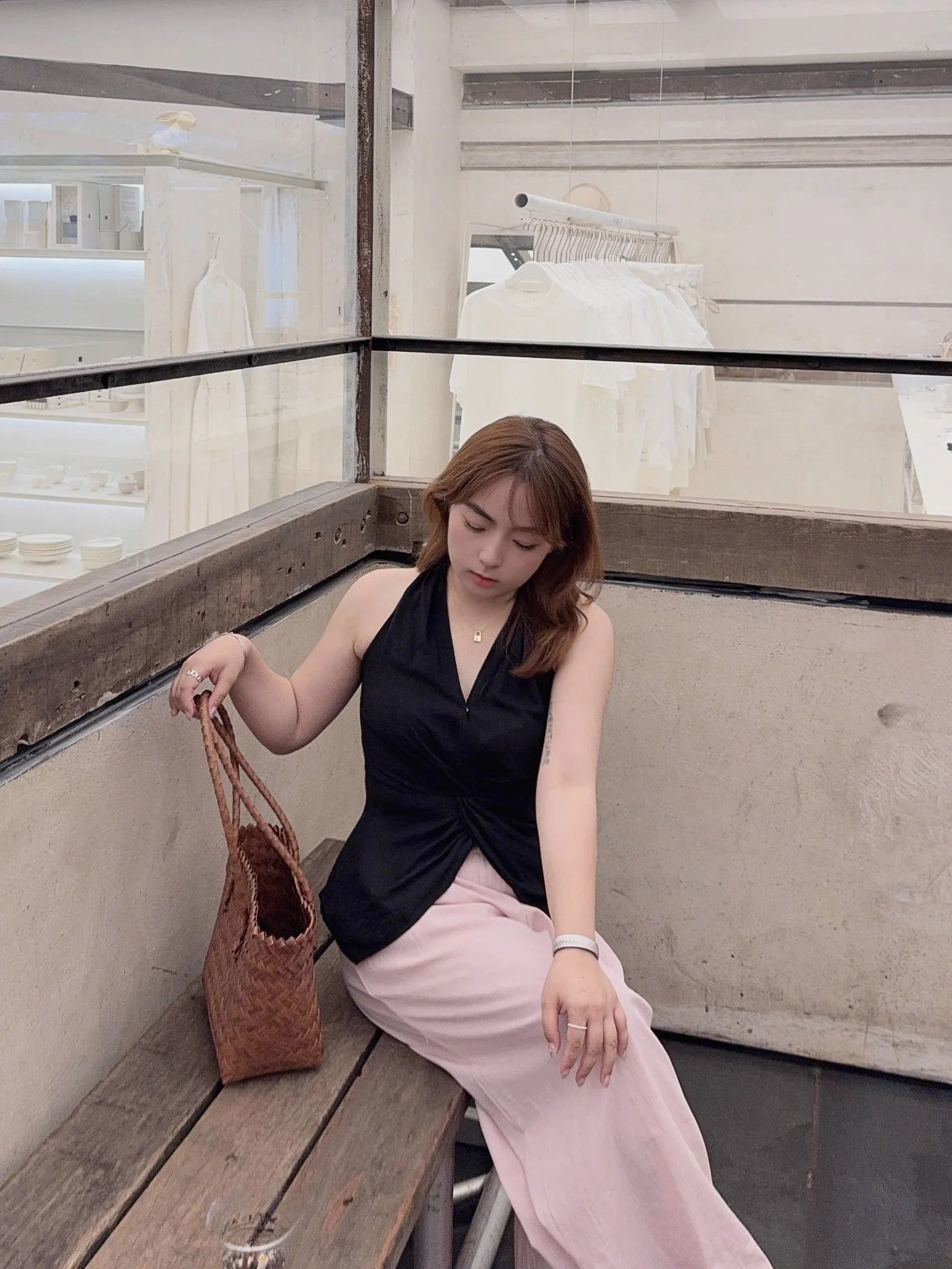 

Боди с V-образным вырезом и узлом, утягивающее талию, Pure Desire, Birdie Aoyang, маленький размер, из полиэфирного волокна