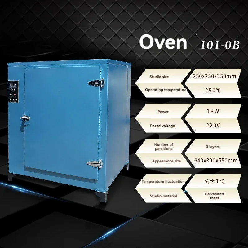 Industrial High Temperature Oven Dryer Electric Blast Constant Temperature Hot Air Circulation Oven Drying Medicine Wood Oven