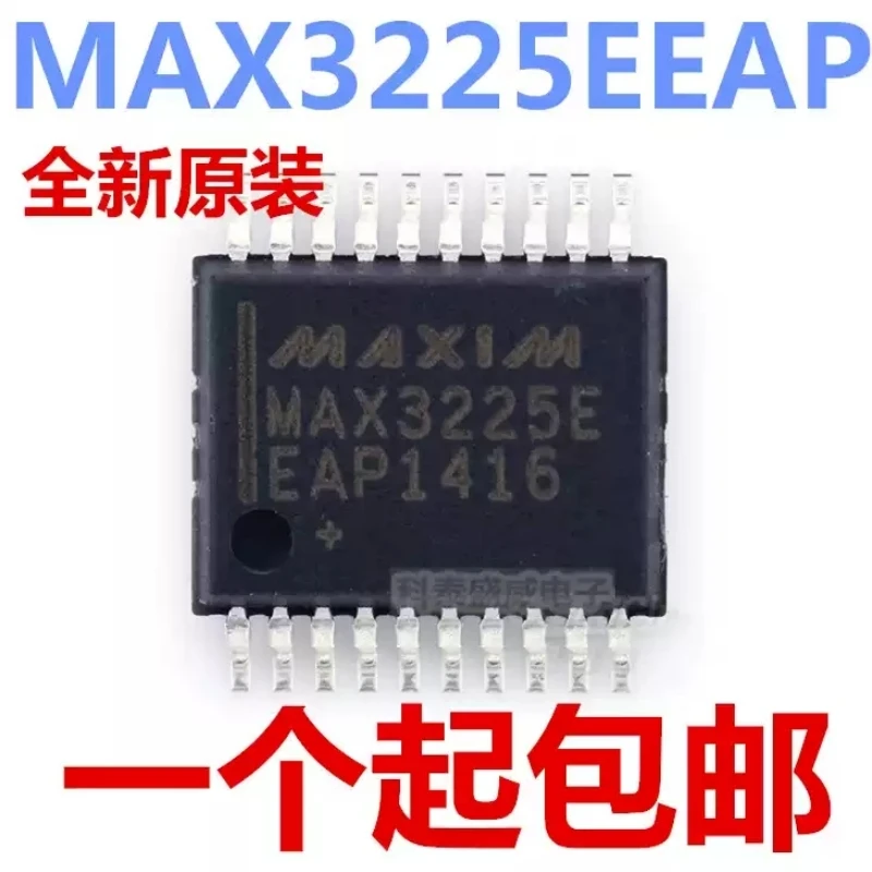 New Original MAX3225EEAP MAX3225E MAX322 SSOP20 RS232 Transceiver Chip