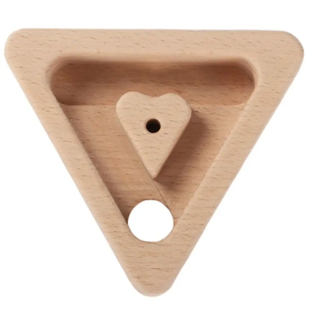 1 زوج مثلث خشبي تسلق مجلس مقلد تسلق الصخور متعددة الوظائف إصبع تعزيز مجلس 4 في 1 المحمولة #4