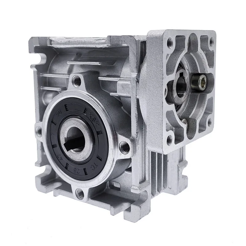 Speed Reducer Worm DC Motor Gearbox RV030 14mm Output 5:1-80:1 Worm Gearbox Speed Reducer for NEMA 23 Motor