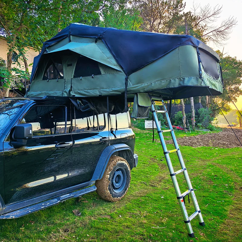 With backrest soft roof roof tent one-click storage folding car camping equipment outdoor rainproof camping artifact