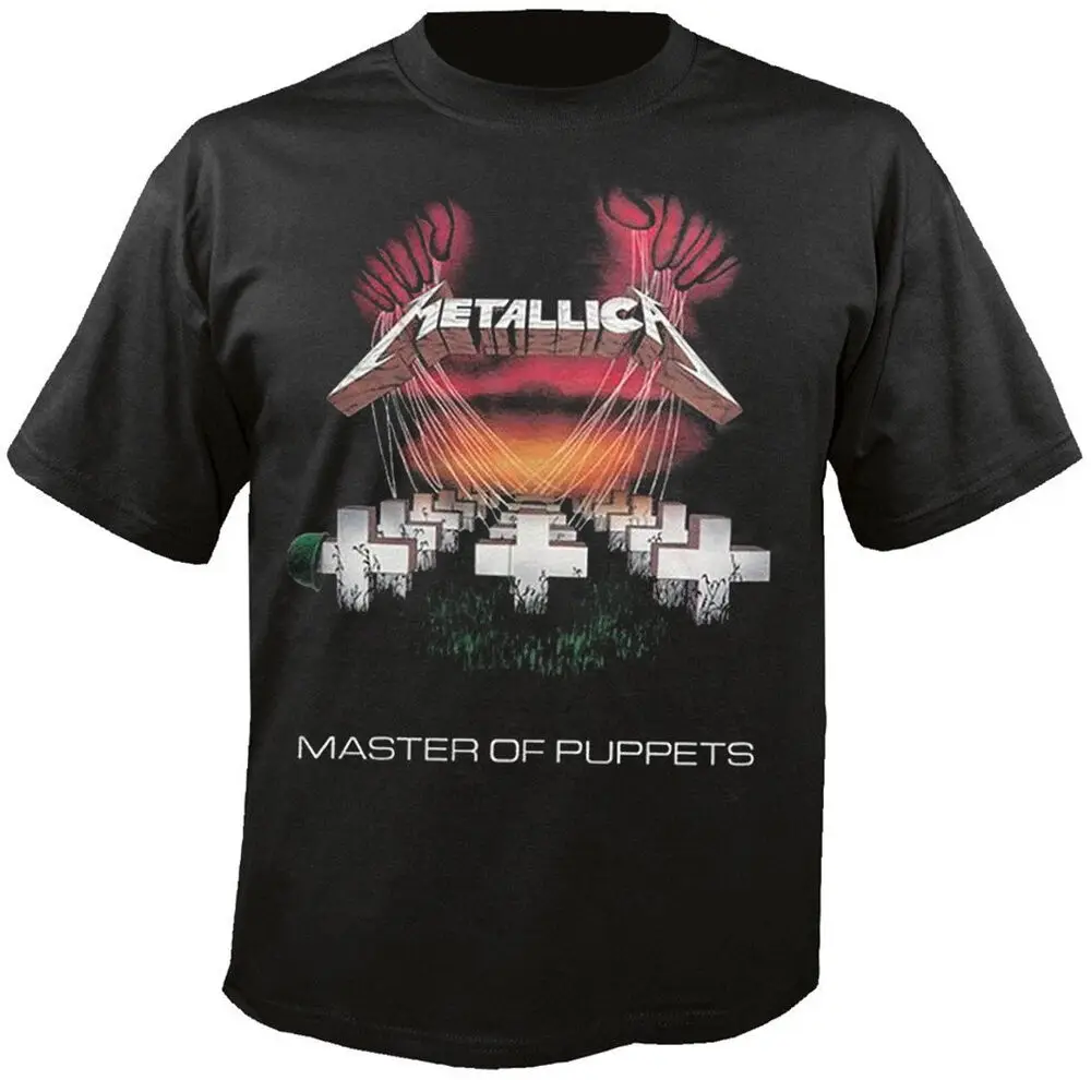 - Master of Puppets Tour Europe 86 T Shirt High Quality 100%Cotton Short Sleeve