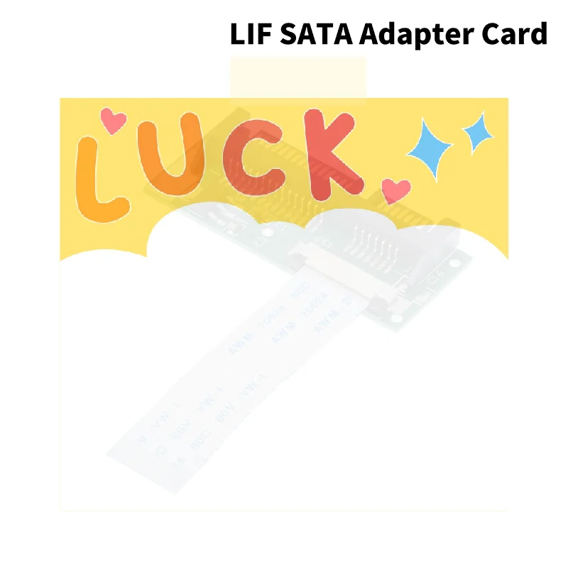 

1.8inch LIF HDD Hard Disk Drive SSD to 2.5inch SATA Converter Adapter Card HS12UHE/MK1639GSL/MK2239GSL