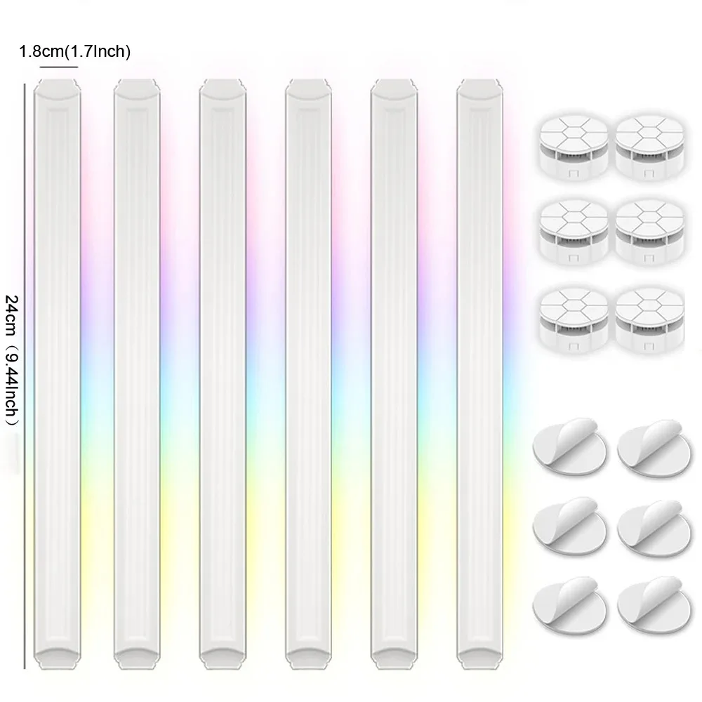 RGB Colorful Splicing Wall Light Gaming Table with Atmosphere Light WIFI Bluetooth Connection LED Constellation Quantum Splicing