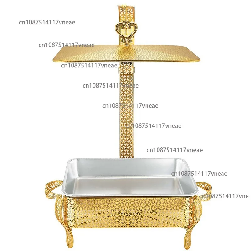 poele-a-alcool-en-acier-inoxydable-avec-couvercle-a-finition-martelee-pot-chauffant-pour-aliments-hotel-restaurant-buffet