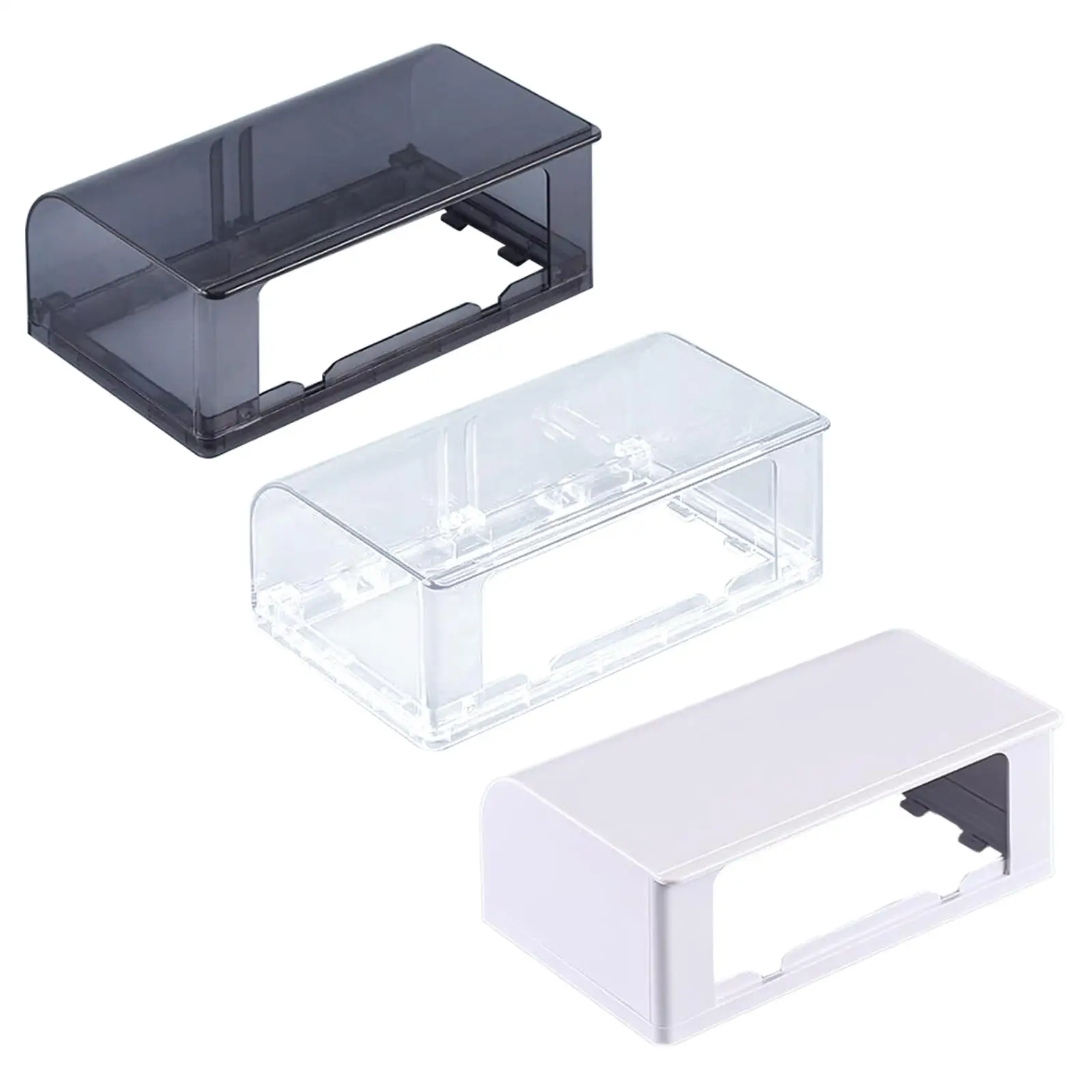 

Waterproof Outlet Cover Multifunctional Double Position Outdoor Socket Box for Indoor Home Bathroom Restaurant Living Room