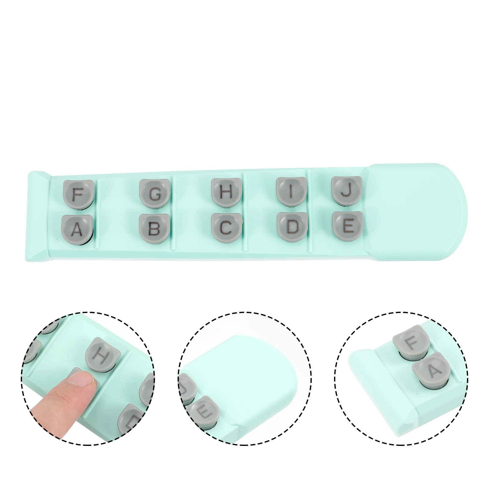 

Guitar Finger Trainer Practice Tools Left H Beginner Supplies Abs Exerciser Strengthener Adjustable Design Effective Exercise