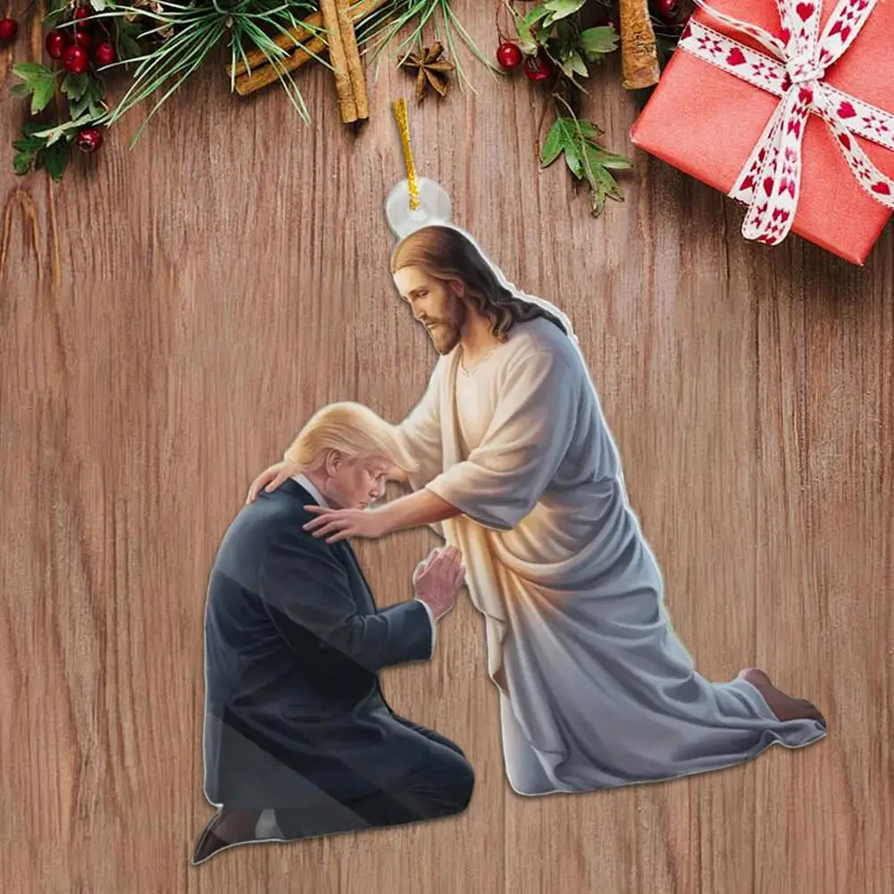 We Live Under The Love Of God. Christmas Gift Decorations For Conservative Supporters In The United States