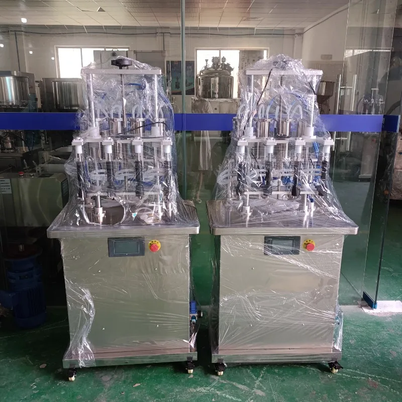 

Perfume four-head filling machine, vacuum negative pressure filling machine, liquid quantitative canning machine