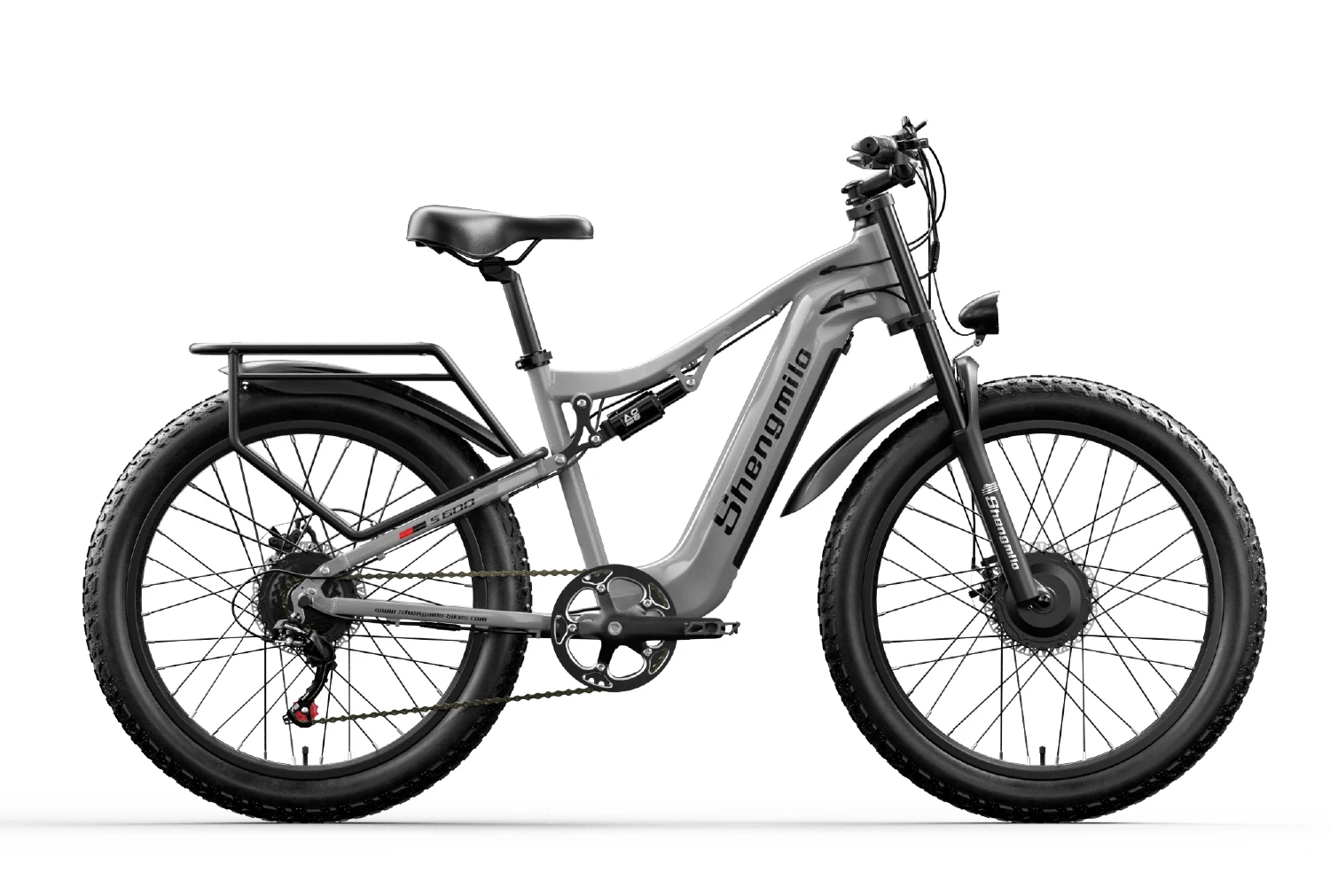 Shengmiluo S600 Dual Motor 2000W 17.5AH Electric Bicycle Aluminum Alloy Power Assisted Bicycle  Snow Fat Tire