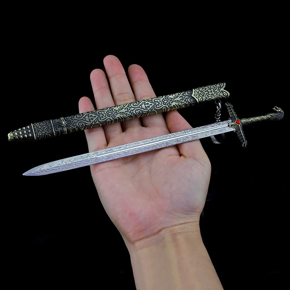 21cm Oathkeeper gra filmowa urządzenia peryferyjne tronów metalowe modele broni 1:6 rzemiosło, ozdoby, prezenty kolekcjonerskie i zabawki brelok