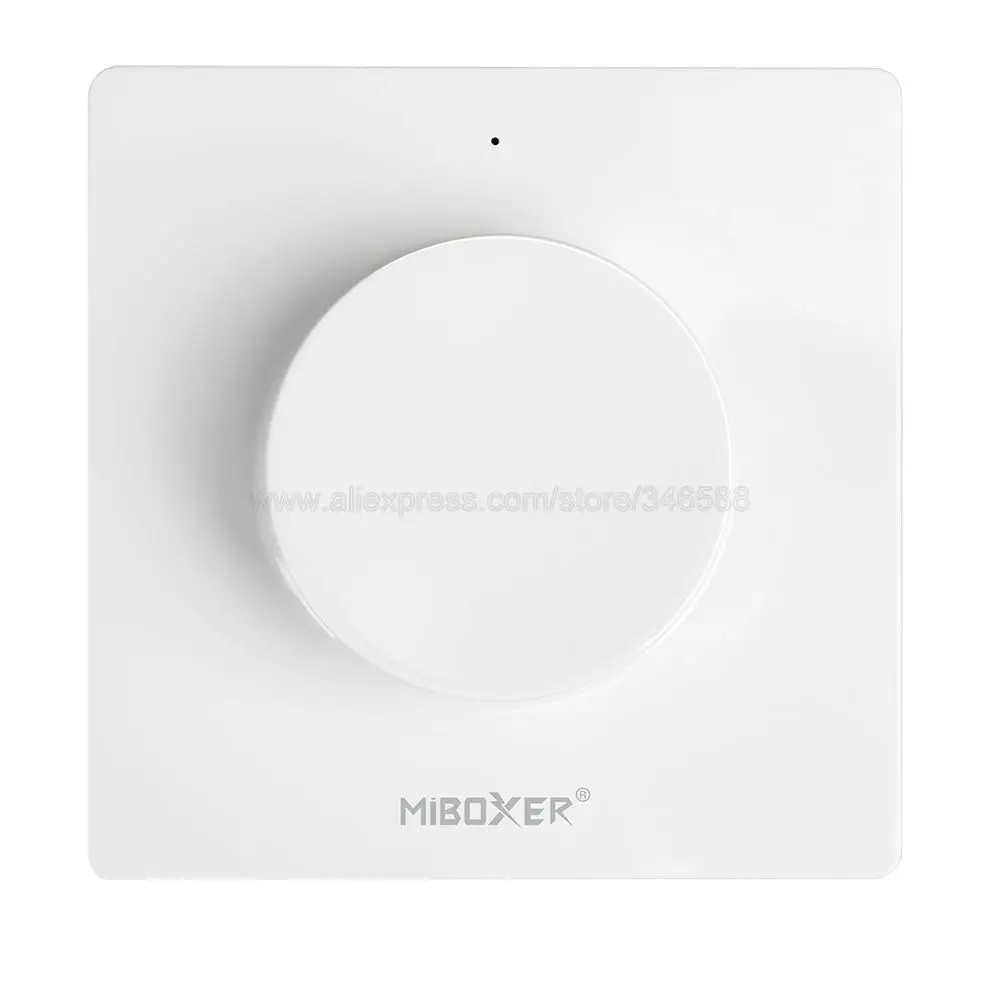 K1 White K1-B Black Rotating Switch Panel Remote Adjust Color Temperature Brightness Dimming Function For MiBoxer CCT LED Lamp