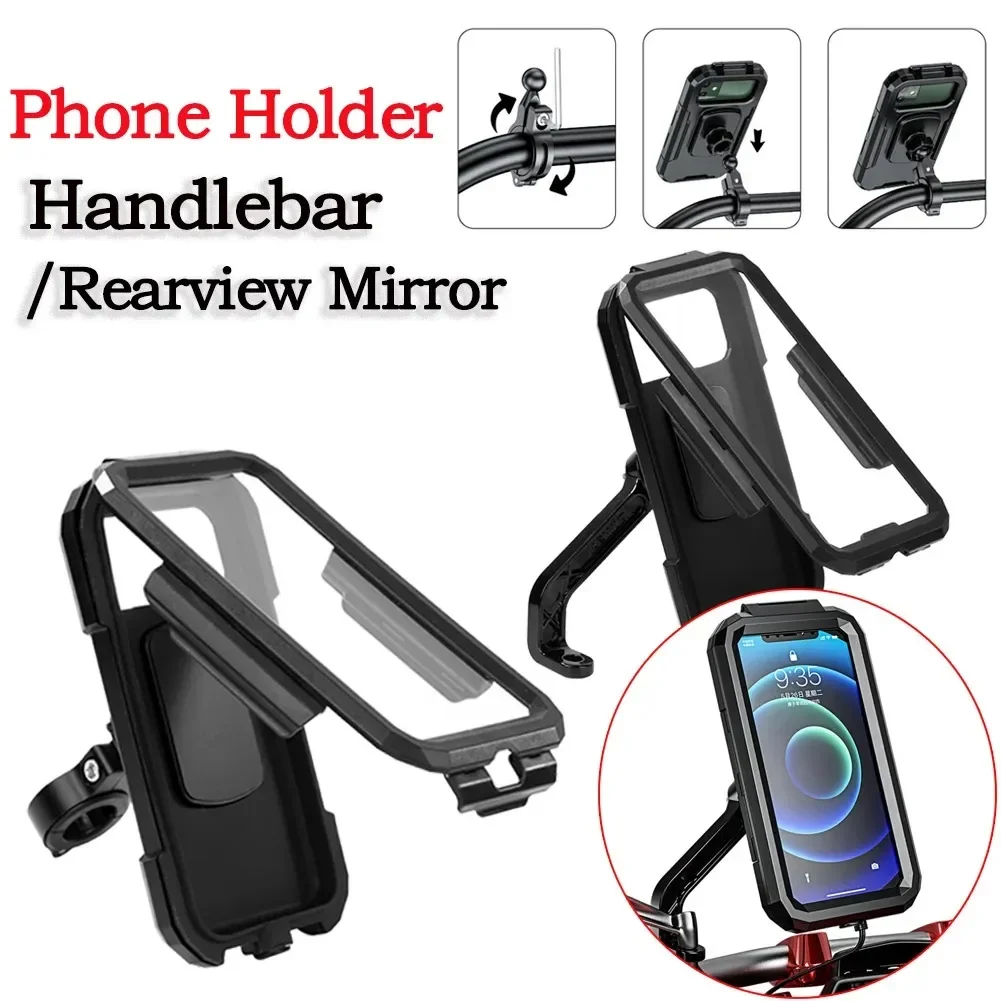 Motorcycle Bicycle Phone Holder Universal Bike Phone Holder Handlebar Stand Mount Bracket Mount Phone Holder For iPhone Samsung