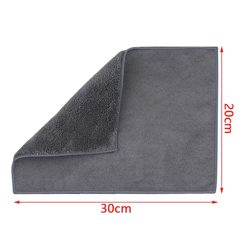 Microfiber Towel Car Drying Towel Auto Plush Wash Towel Car Cleaning For Audi ABT A6 C6 C5 A4 A3 A1 A7 A5 Q2L Q3 Q5 Q7 RS5