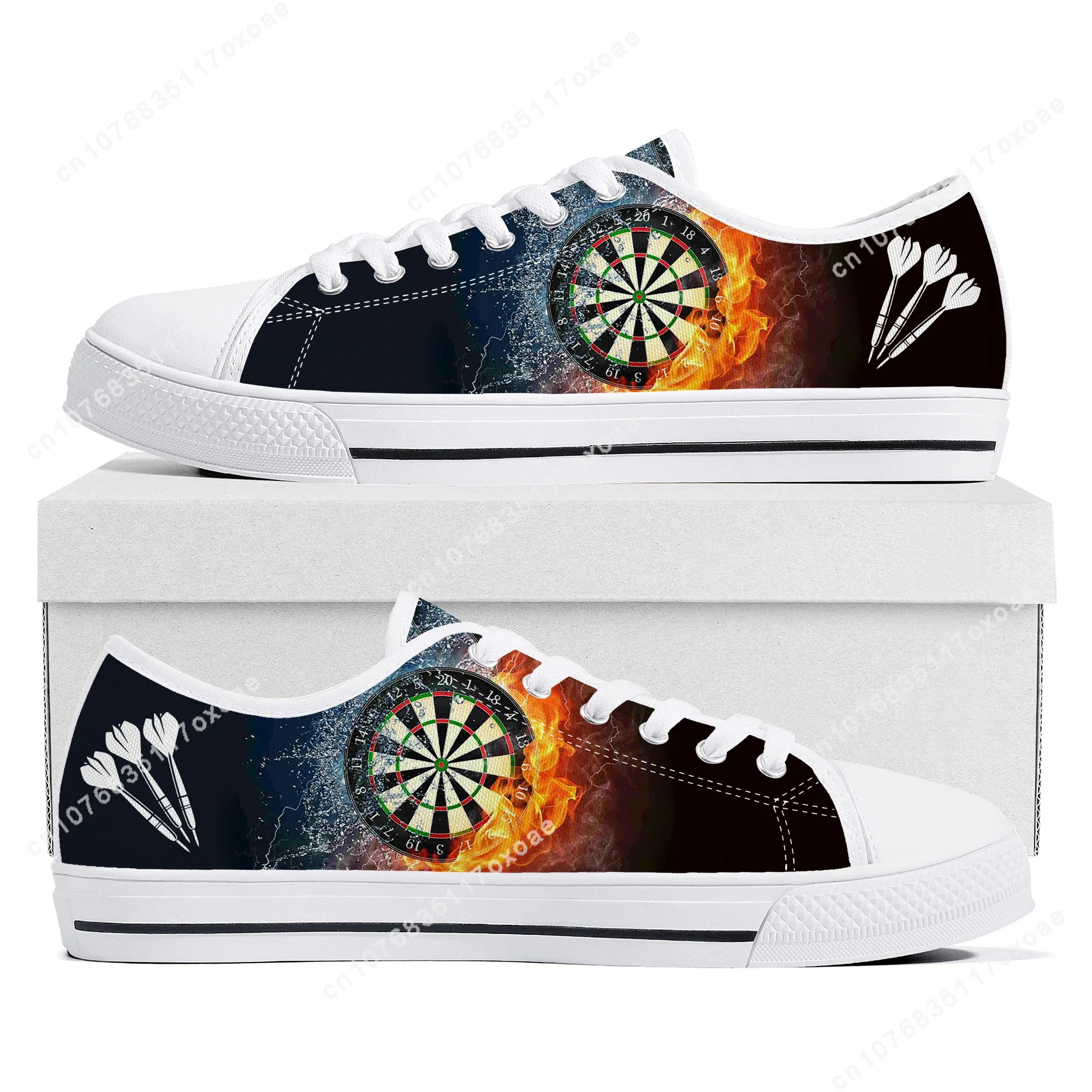 

Love Gift Darts Player shoes Low Top Sneakers Mens Womens Teenager High Quality Canvas Sneaker couple Casual Shoes Custom Shoe
