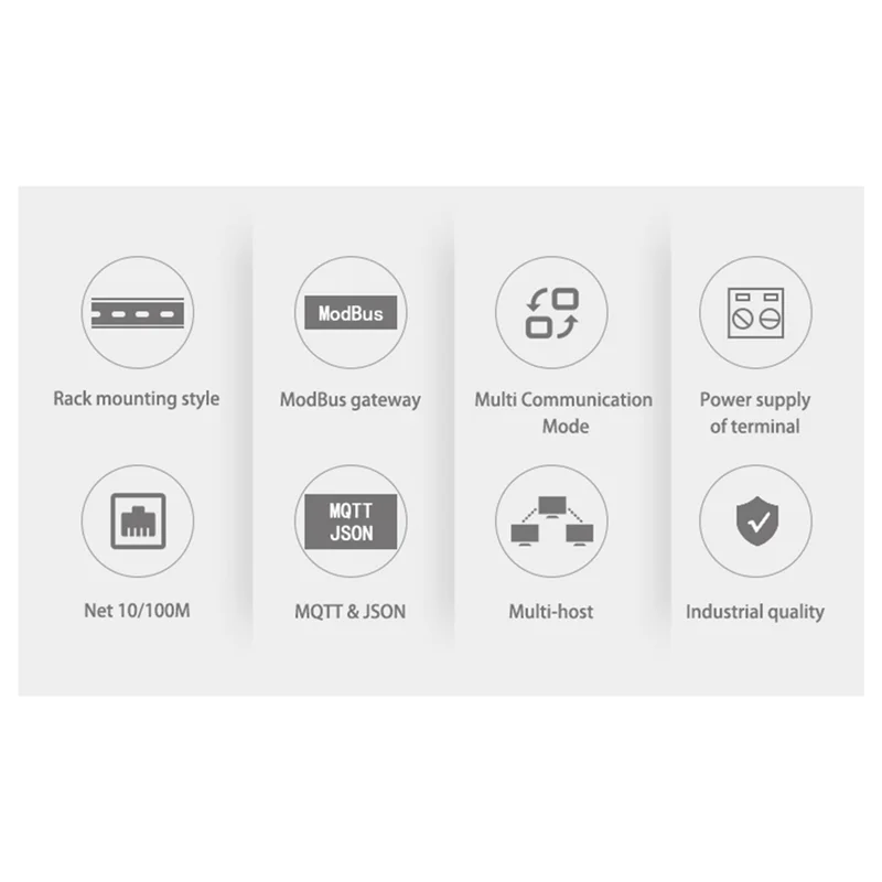 Servidor de dispositivo serie AA84 Din-Rail ZLAN5143D, puerta de enlace Modbus RS485 de TCP/IP DC9-24V, compatible con doble completo
