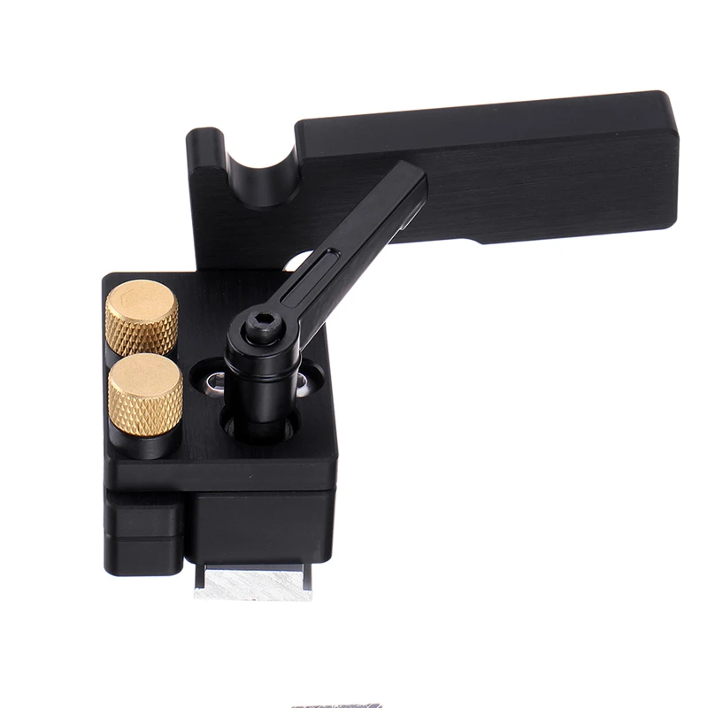 

Scale groove limit, long T-shaped groove oblique joint stop, used for T-shaped groove T-shaped right/left woodworking tools