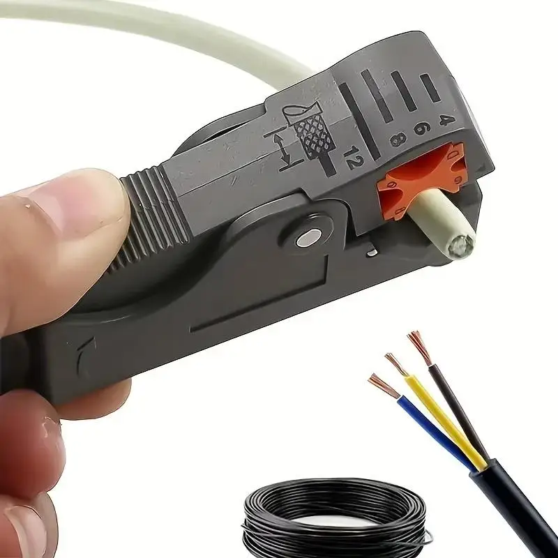 New Hot Automatic Stripping Pliers Wire Stripper Cable Wire Cutters Stripping Crimping Tool With Hexagon Wrench Tools Nippers
