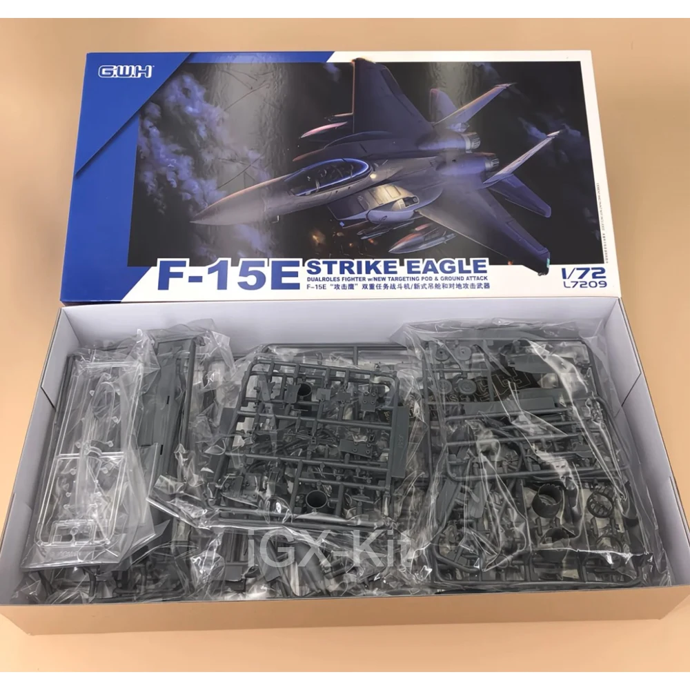 

GWH L7209 Масштабная модель американского истребителя F-15E Strike Eagle (1:72) из пластика, набор для сборки, хобби-конструктор