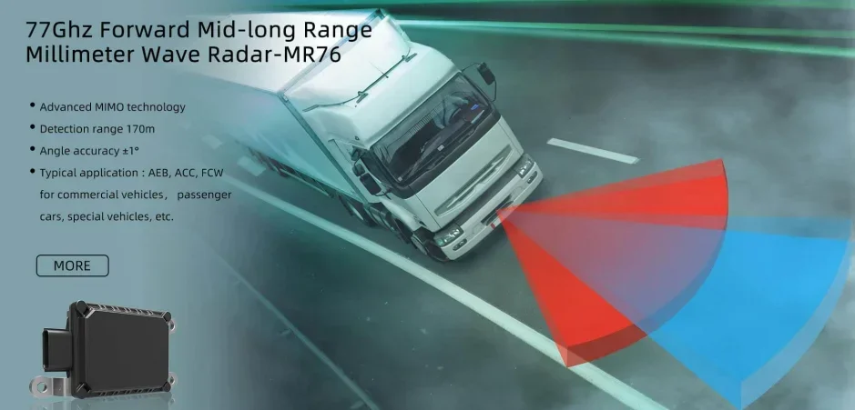 2025170 m Forward Collision Warning Radar für ADAS, Radarbasiertes Foward Kollisionswarnsystem