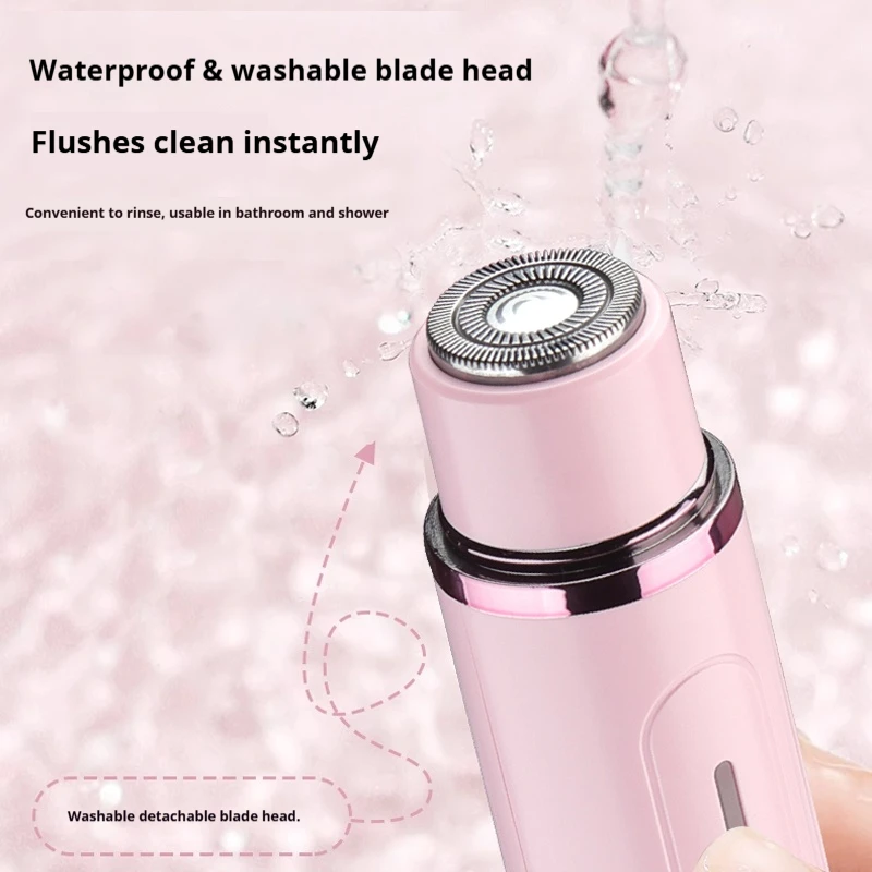 Dual Head 2 IN 1 Women Electric Shaver Hair Trimmer Portable Female Epilator for Underarm Arm Leg Bikini Intimate Hair Grooming image 4