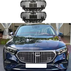 Car Front Racing Upper Facelift Grilles Radiator Maybach Style For Mercedes-Benz W214 V214 E200 E260 E300 2024+