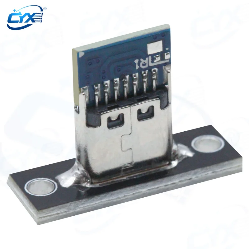 Type-C USB Jack 3.1 Type-C 2Pin 4Pin Female Connector Jack Charging Port USB 3.1 Type C Socket With Screw fixing plate