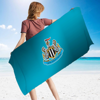 N-Newcastle United MagpieS Home Beach Quick Drying Towel Camping Gym Towels With Designs Microfiber Towel Trip Absorbent Dry