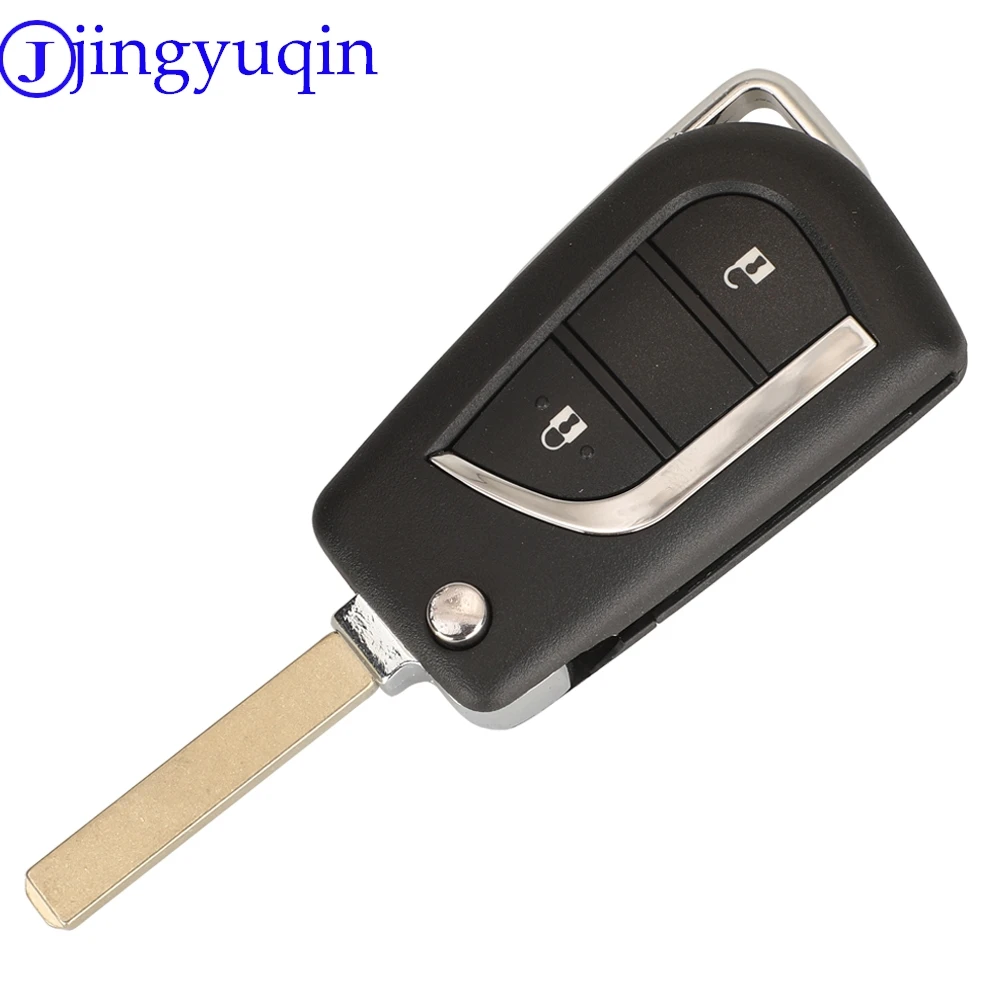 Jingyuqin 433Mhz G/H Control remoto de llave de coche para Toyota Carrolla Yaris Verso Avensis AYGO para Peugeot 108 para Citroen C1 2013