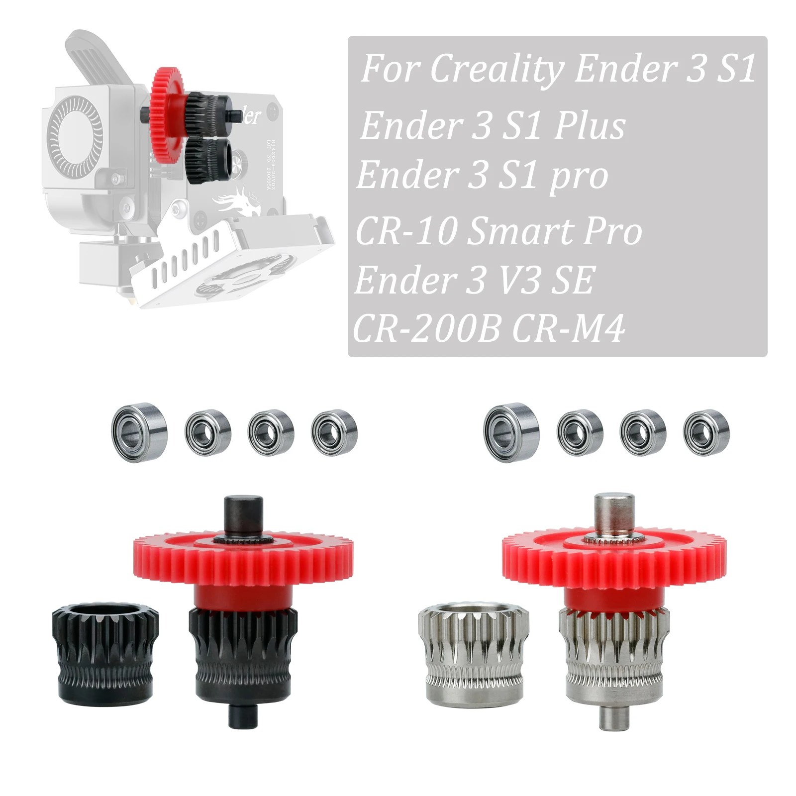 Upgrade Sprite Extruder Gear Voor Creality Ender 3 S1 V3 Se Ender-5 CR-10 Smart Pro CR-200B CR-M4 3d Printer Accessoires