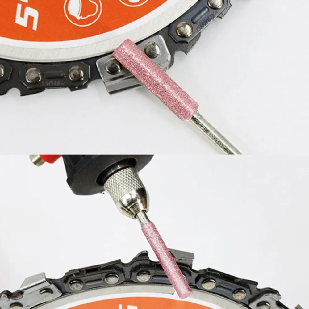 2 шт., точилка для бензопилы, заусенцы, хвостовик 3 мм, 4/4,8/5,5 мм, шлифовальная машина, цепная пила, дрель для резьбы, шлифовальные инструменты, аксессуары для электроинструментов