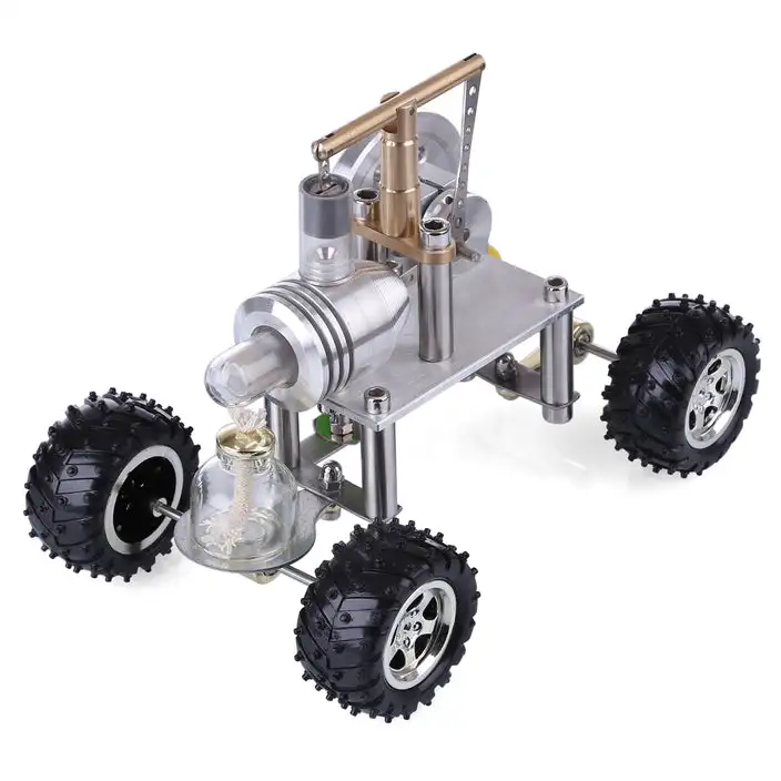 Modèle de Voiture à Air Chaud à Intervalles Simples, Moteur Stirling, Jouet