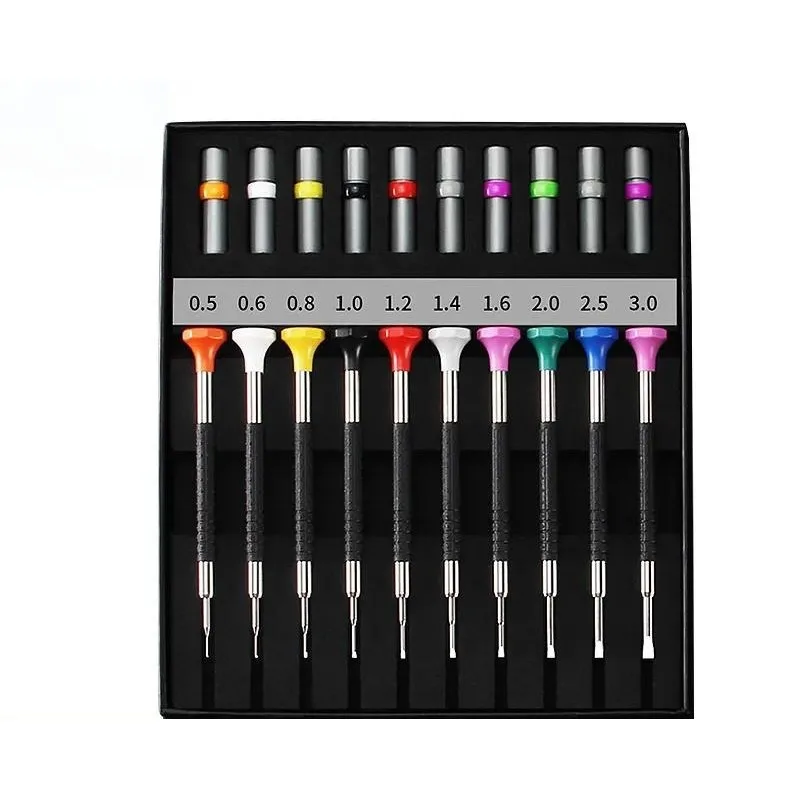 Watch Repair Tool Kit Precision Screwdriver Set for Watch Glass Replacement Manual Hardware Tools 10pcs