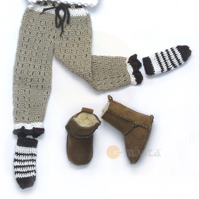 Mini Crochet Clothing Replicas Handmade Montessori Language Activity